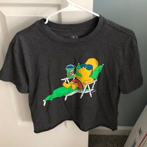Bart Simpson Crop Top